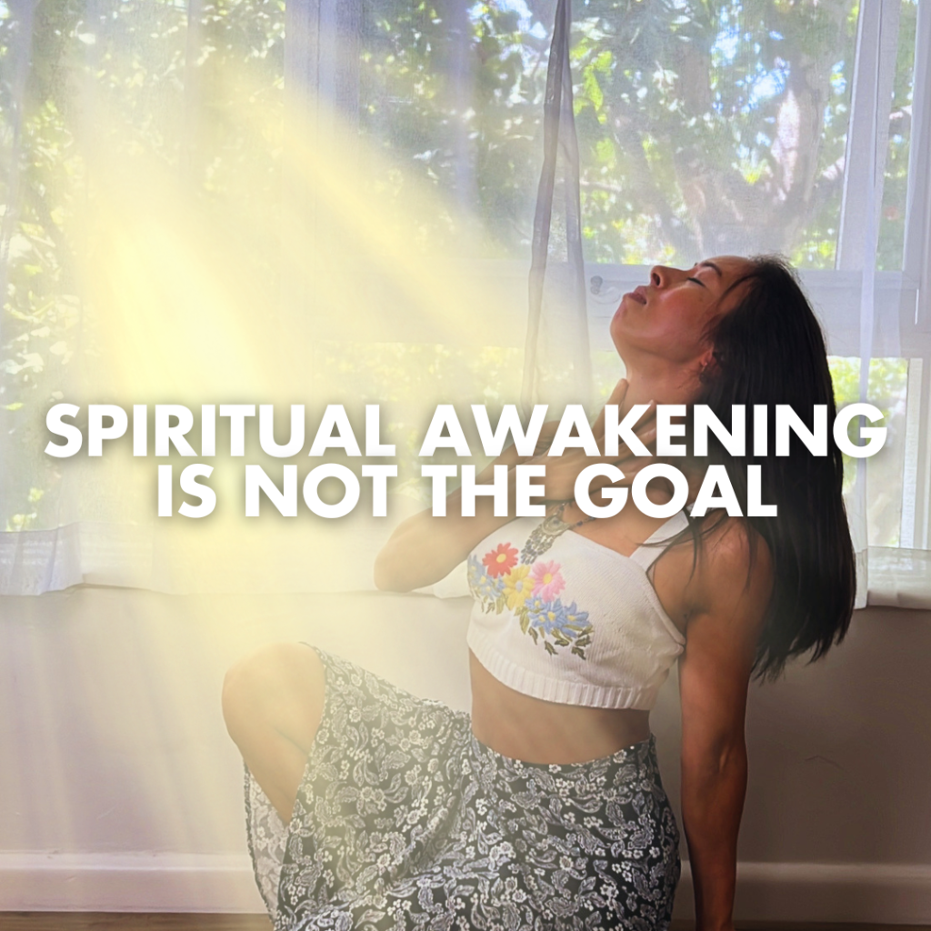 Spiritual Awakening Is Not the Goal 